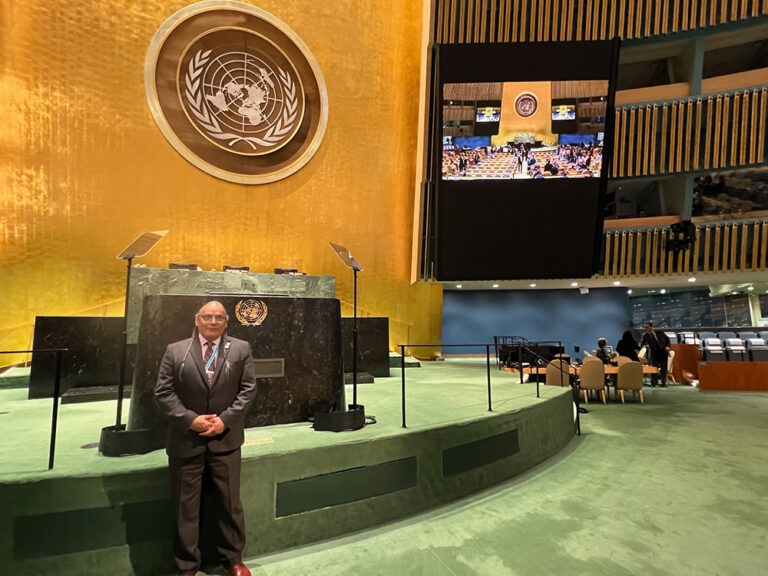 Speaking at the United Nations, Chairman Weatherwax Calls on the U.S