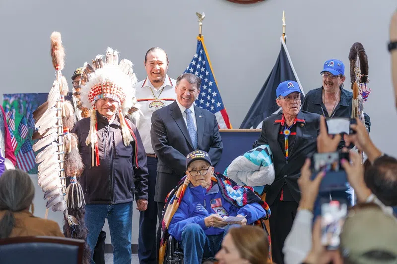 National American Indian Veterans Charter - US Senate Photo by Ryan Donnell